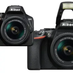 Dwie lustrzanki Nikon D3500 i D5600, idealne dla amatora, gotowe do uchwycenia niezapomnianych chwil.