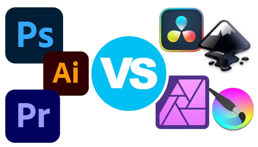 Porównanie programów graficznych: Adobe (Ps, Ai, Pr) vs. alternatywy. Zastanawiasz się, jak pobrać Photoshop za darmo? Sprawdź, co oferują inne narzędzia.