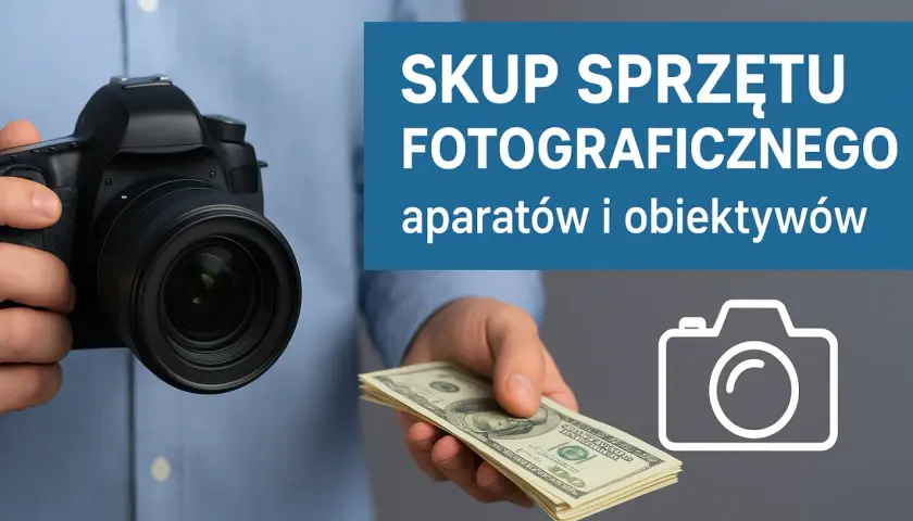 Chcesz wiedzieć, gdzie sprzedać aparat fotograficzny? Zobacz, jak łatwo zamienić sprzęt na gotówkę.