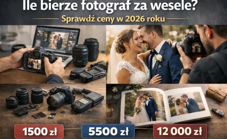 Ile kosztuje fotograf w 2026? Cennik, ukryte koszty i porady