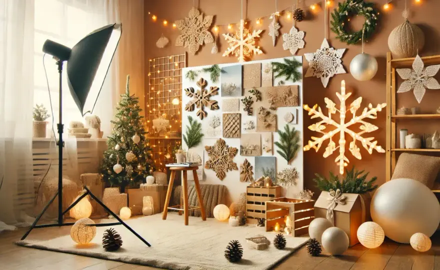 Jak zrobić magiczne tło świąteczne do zdjęć DIY? Poradnik
