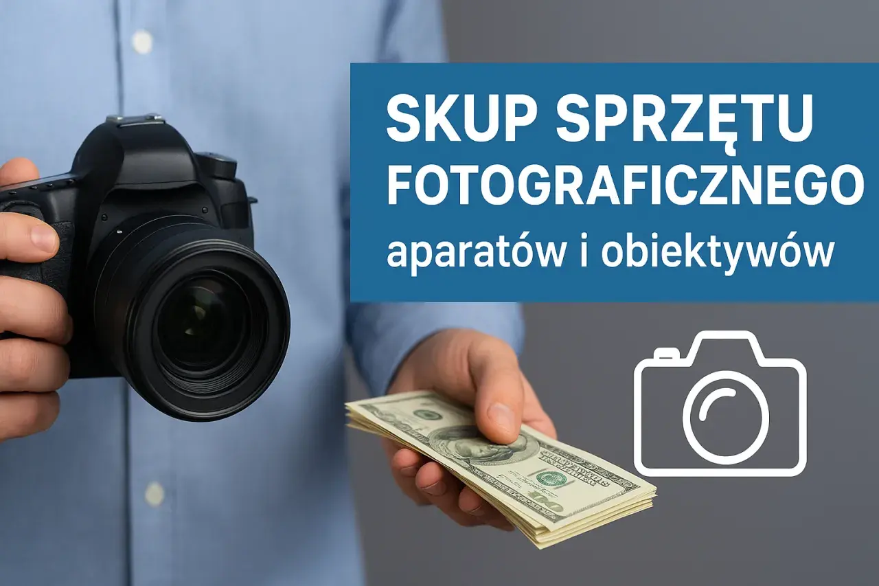 Chcesz wiedzieć, gdzie sprzedać aparat fotograficzny? Zobacz, jak łatwo zamienić sprzęt na gotówkę.