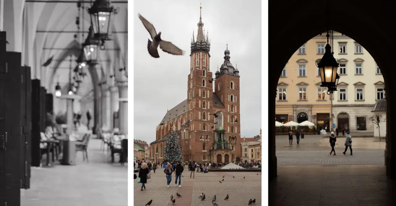 Kraków: Kościół Mariacki, gołębie na Rynku, kawiarnie i latarnie. Gdzie wywołać zdjęcia w Krakowie?